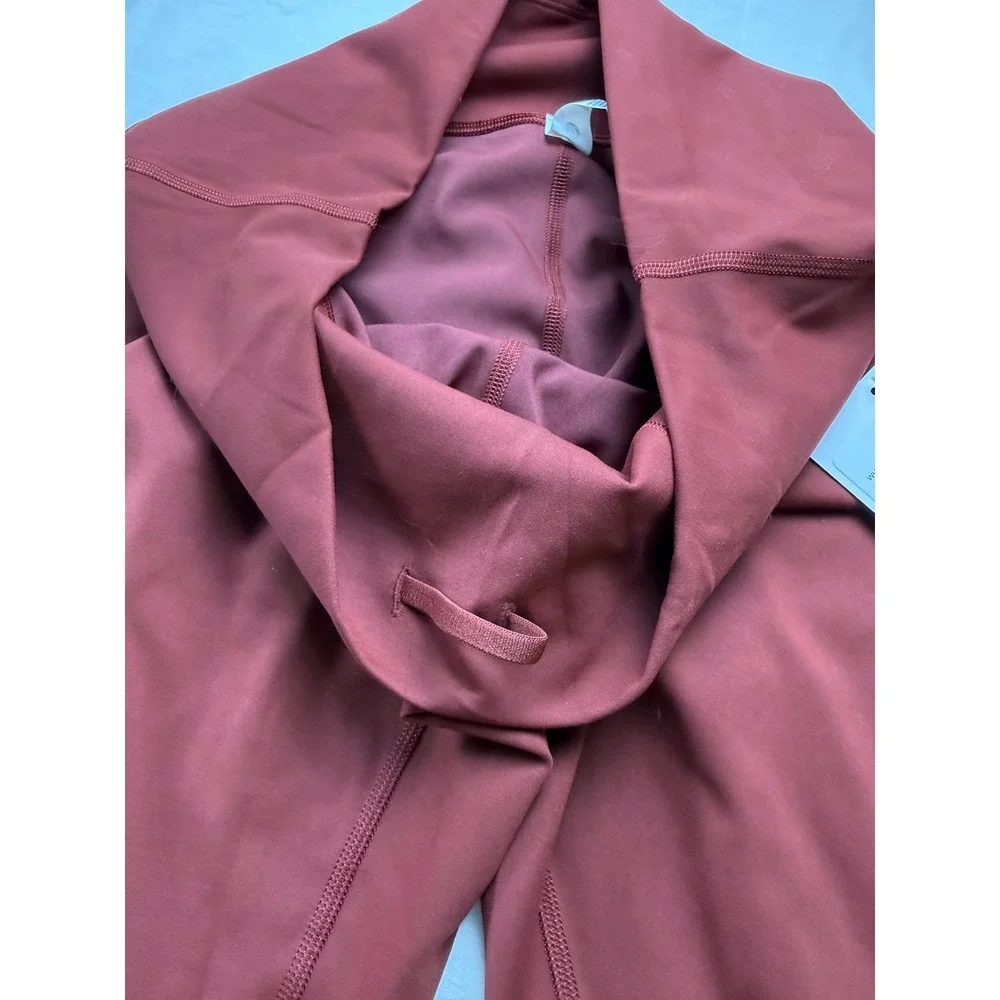 Lululemon Wunder Train HR Tight 28 Red Merlot Everlux Leggings LW5DJ0S Size 12